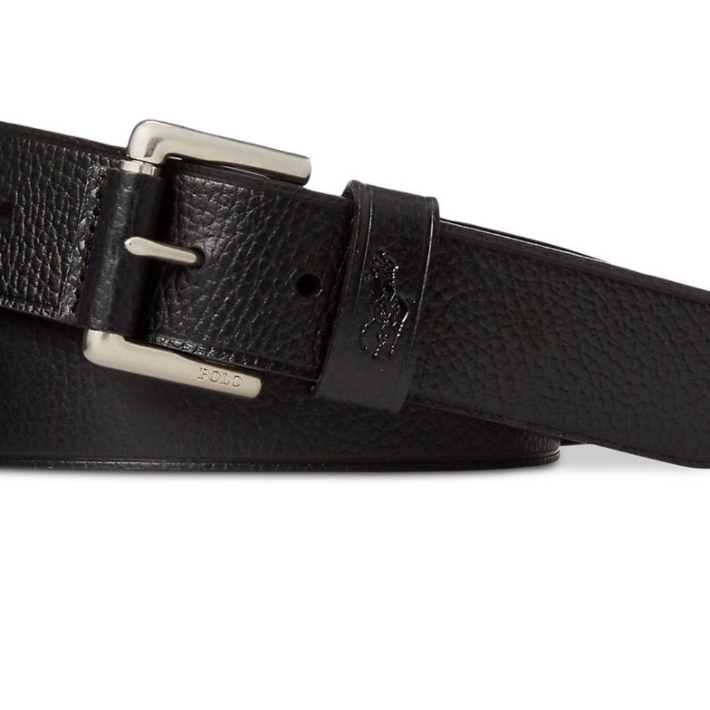 Polo by Ralph Lauren Black Leather Belt